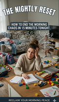 The Nightly reset: How to end the morning chaos in 15 minutes tonight